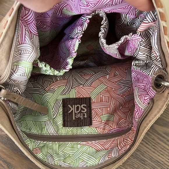 The Sak Beaded Shitake Indio Leather Small Shoulder
Satchel Style 10578 - Picture 15 of 15